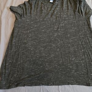 Womans Oversized Old Navy Charcoal Luxe Tee